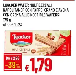 Famila LOACKER WAFER MULTICEREALI NAPOLITANER offerta