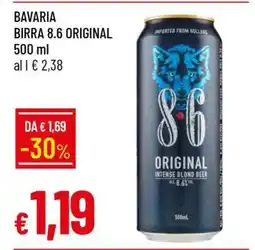 Famila BAVARIA BIRRA 8.6 ORIGINAL offerta
