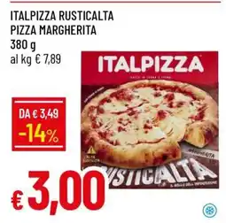 Famila ITALPIZZA RUSTICALTA PIZZA MARGHERITA offerta