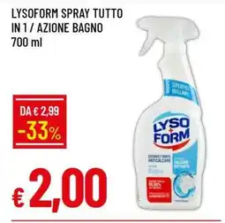 Famila LYSOFORM SPRAY TUTTO IN 1 / AZIONE BAGNO offerta