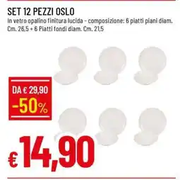 Famila SET 12 PEZZI OSLO offerta