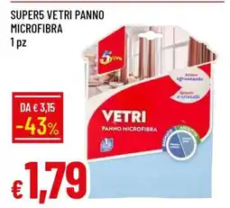 Famila SUPER5 VETRI PANNO MICROFIBRA offerta