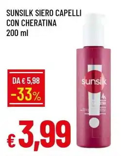 Famila SUNSILK SIERO CAPELLI CON CHERATINA offerta