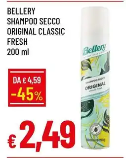 Famila Bellery Shampoo Secco Original Classic Fresh offerta