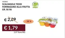 Prezzemolo e Vitale Scaldasole teddi formaggino alla frutta offerta