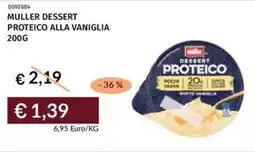 Prezzemolo e Vitale Muller dessert proteico alla vaniglia offerta