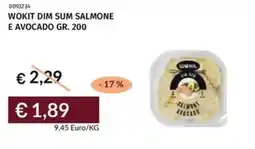 Prezzemolo e Vitale Wokit dim sum salmone e avocado offerta