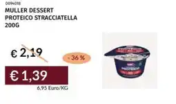 Prezzemolo e Vitale Muller dessert proteico stracciatella offerta