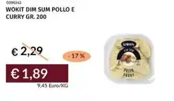 Prezzemolo e Vitale Wokit dim sum pollo e curry offerta