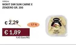 Prezzemolo e Vitale Wokit dim sum carne e zenzero offerta
