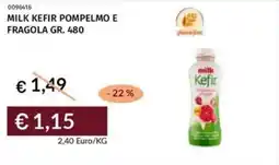 Prezzemolo e Vitale Milk kefir pompelmo e fragola offerta