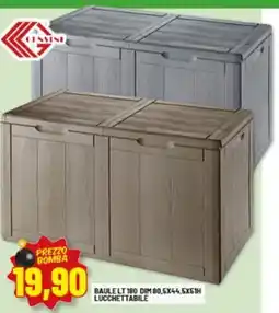 Risparmio Casa Baule dim lucchettabile offerta