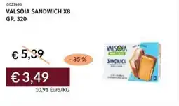 Prezzemolo e Vitale Valsoia sandwich offerta