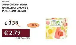 Prezzemolo e Vitale Sammontana levia ghiaccioli limone e pompelmo offerta