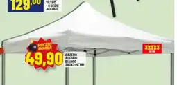 Risparmio Casa Gazebo acciaio bianco offerta