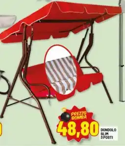 Risparmio Casa Dondolo slim 3 posti offerta