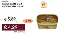 Prezzemolo e Vitale Algida carte d'or gelato caffe offerta
