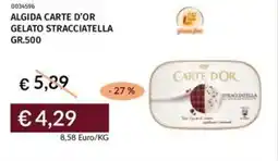 Prezzemolo e Vitale Algida carte d'or gelato stracciatella offerta