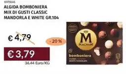 Prezzemolo e Vitale Algida bomboniera mix di gusti classic mandorla e white offerta