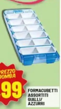 Risparmio Casa Formacubetti assortiti gialli azzurri offerta