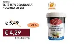Prezzemolo e Vitale Elite zero gelato alla nocciola offerta