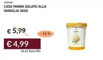 Prezzemolo e Vitale Casa panna gelato alla vaniglia offerta