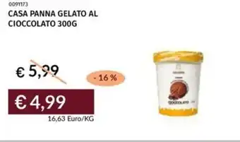 Prezzemolo e Vitale Casa panna gelato al cioccolato offerta