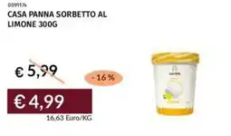 Prezzemolo e Vitale Casa panna sorbetto al limone offerta