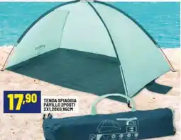 Risparmio Casa Tenda spiaggia pavillo 2posti offerta