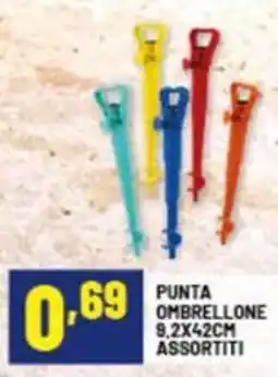 Risparmio Casa Punta ombrellone assortiti offerta
