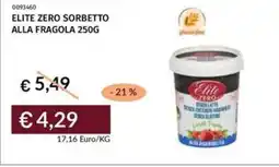 Prezzemolo e Vitale Elite zero sorbetto alla fragola offerta