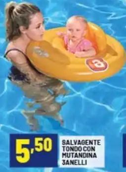 Risparmio Casa Salvagente tondo con mutandina 3Anelli offerta