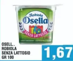 Bitar Osella robiola senza lattosio offerta