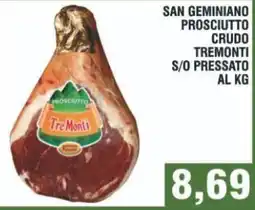 Bitar San geminiano prosciutto crudo tremonti s/o pressato offerta