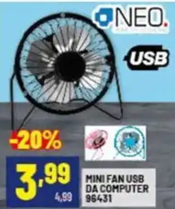 Risparmio Casa Mini fan usb da computer offerta