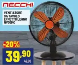 Risparmio Casa Ventiatore da tavolo effetto legno NV30MC offerta