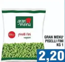 Bitar Gran menu' piselli fini offerta
