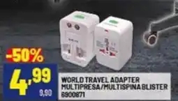 Risparmio Casa World travel adapter multipresa/multispina blister offerta