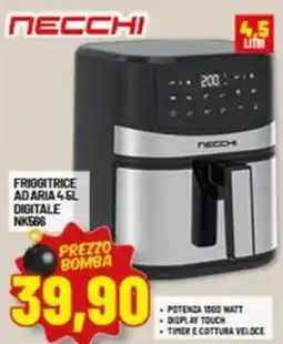 Risparmio Casa Friggitrice adaria 4.5l digitale NK566 offerta