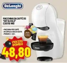 Risparmio Casa Delonghi macchina da caffèxs hot & cold EDG110.WB offerta