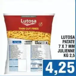 Bitar Lutosa patate 7x7 mm julienne offerta