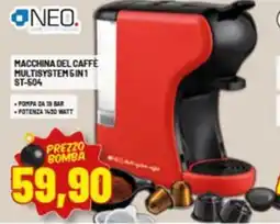 Risparmio Casa Oneo. macchina del caffè multisystem5in1 offerta