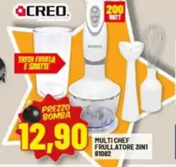 Risparmio Casa CREO. Multi chef frullatore 3in1 offerta