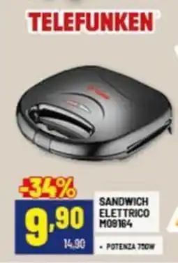 Risparmio Casa TELEFUNKEN Sandwich elettrico offerta