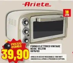 Risparmio Casa Ariete Forno elettrico vintage beige offerta