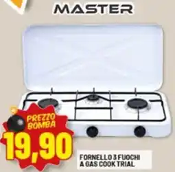 Risparmio Casa Fornello 3 fuochi a gas cook trial offerta