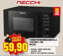 Risparmio Casa Forno microonde digitale con grill 201 NK256 offerta