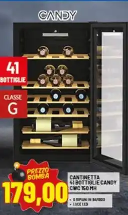 Risparmio Casa Candy cantinetta 41 bottiglie candy CWC 150 MH offerta
