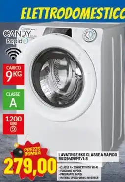 Risparmio Casa Candy lavatrice classe a rapido RO1294DWMT/1-S offerta