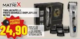 Risparmio Casa Matrix tagliacapelli professionale display LCD NC180 offerta
